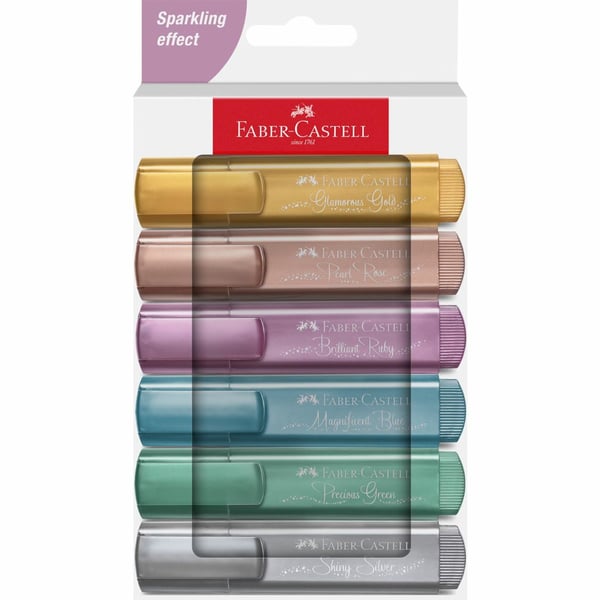 Faber-Castell 254676 speedmarker 6 stk Forskellige farver Faber-Castell 254676 speedmarker 6 stk Forskellige farver