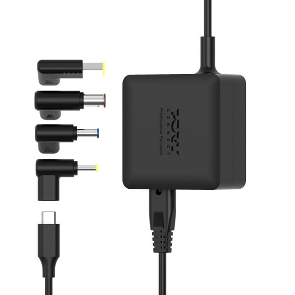 Port Designs 904065LEEU strømadapter og vekselret Indendørs 65 W Sort
