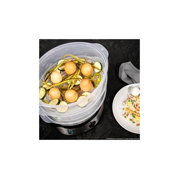 Pikkukuva 5 / 12: Cecotec Vapovita 3000 Inox höyrykeitin Vapaasti seisova 800 W Musta, Ruostumaton teräs, Läpinäkyvä
