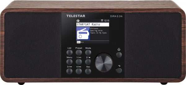 Telestar DIRA S 24i Bærbar Digital Sort, Træ