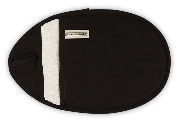 Miniatyrbillede 3 af 5: Le Creuset 95002700000000 grydelap & grillhandske 1 stk Sort Bomuld