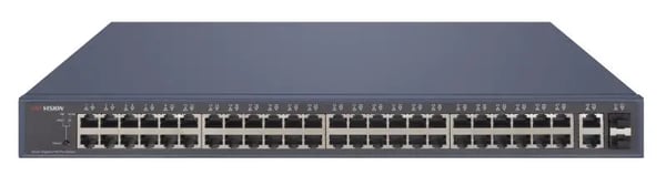 Hikvision DS-3E1552P-SI netværksswitch Administreret Gigabit Ethernet (10/100/1000) Strøm over Ethernet (PoE) 1U Grå