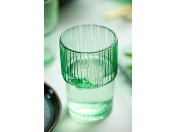 Miniatyrbild 15 av 19: BITZ 30676 kaffeglas Grön 4 styck 380 ml