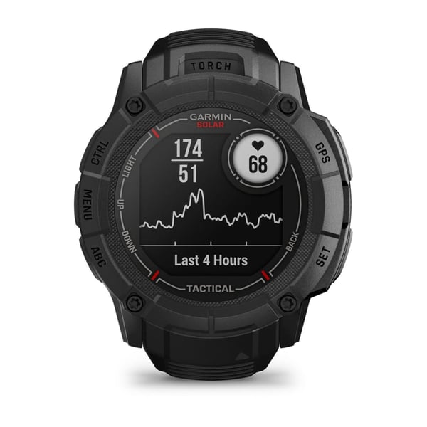 Miniatyrbild 8 av 13: Garmin Instinct 2X Solar Tactical Edition 2,79 cm (1.1") MIP 50 mm Digital 176 x 176 pixlar Pekskärm Svart GPS