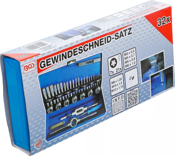 Pikkukuva 3 / 7: BGS technic Tap and Die Set