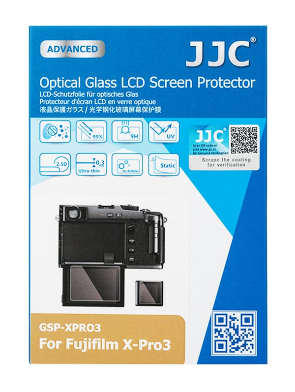 JJC GSP-XPRO3 tilbehør til kamera/videokamera Transparent Fujifilm
