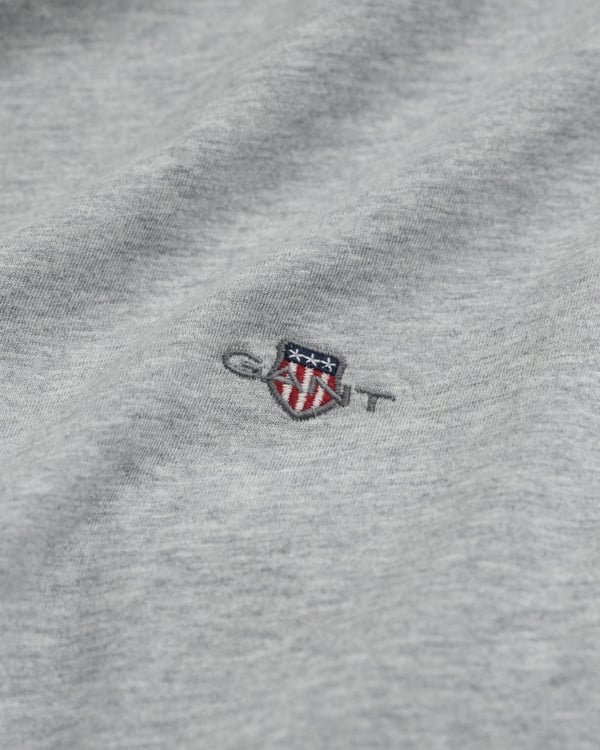 Miniatyrbillede 4 af 6: Gant 2004049-93 T-shirt Rib-knit neckline Langærmet Bomuld