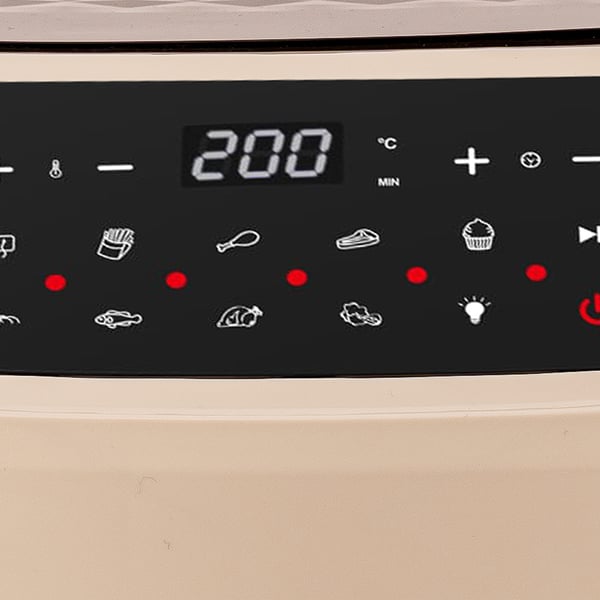 Miniatyrbillede 2 af 5: Tognana Porcellane D2DFA06IRCH frituregryde Enkelt 9,2 L Enkeltstående 2150 W Varmluftsteger Beige, Sort