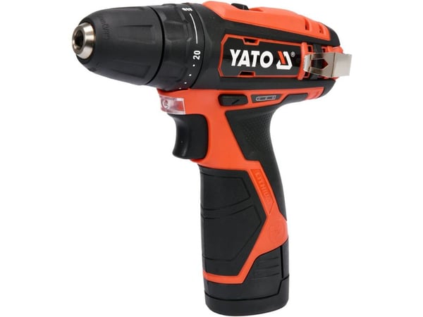 Miniatyrbillede 1 af 6: Yato YT-82901 elektrisk skruetrækker & slagbor 1300 rpm Sort, Rød