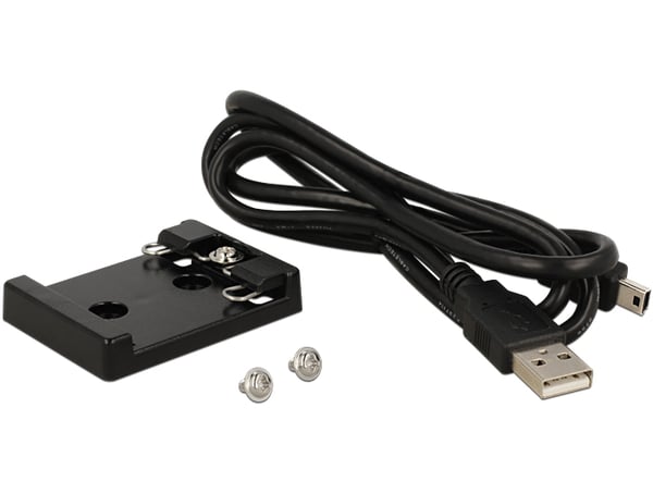 DeLOCK 62501 kabelomvandlare (hane/hona) USB 2.0 RS-422/485 Svart, Grön