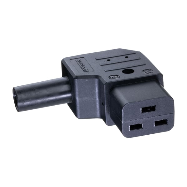 Cablenet 42-0508 strømstik C19 Sort 2P+E