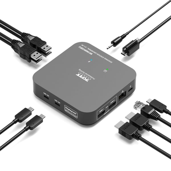 Port Designs PORT Connect 901908V2EU keskitin USB Type-C 10000 Mbit/s Musta