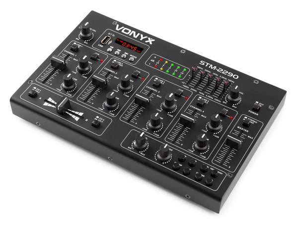 Miniatyrbillede 7 af 7: Vonyx STM-2290 8 kanaler 20 - 20000 Hz Sort