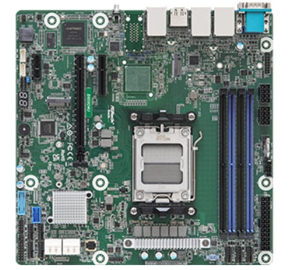 Asrock B650D4U moderkort AMD B650 Express AM5-sockel micro ATX