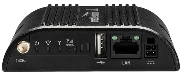 Miniatyrbillede 1 af 2: Cradlepoint IBR200-10M + NetCloud Essentials trådløs router Ethernet Enkelt band (2,4 GHz) 4G Sort