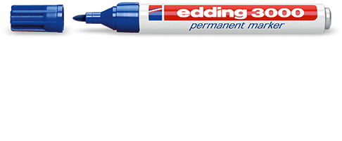 Edding 3000-3 speedmarker Blå 1 stk