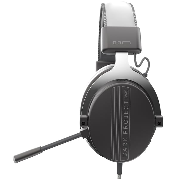 Dark Project DPO_VEXO_WIRED_GREY kuulokkeet ja kuulokemikrofoni Langallinen Pääpanta Pelaaminen USB Type-C / USB Type-A Harmaa