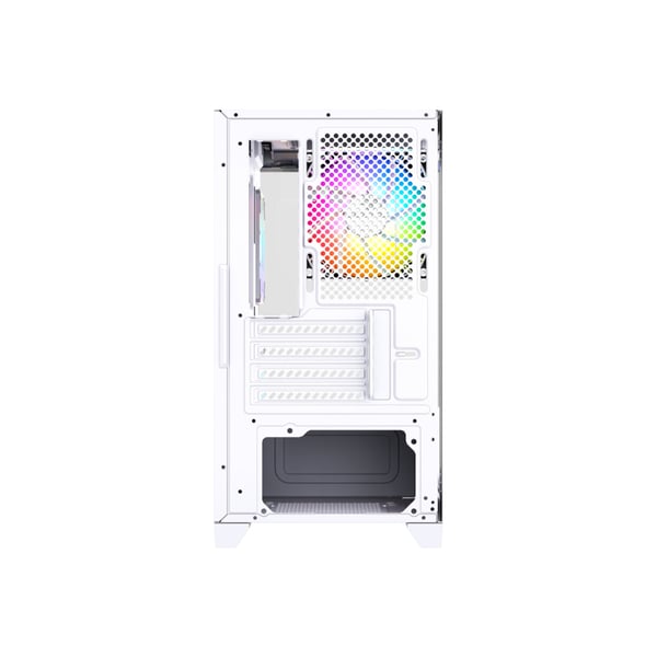 Miniatyrbild 9 av 9: XYZ X-CS-TITANIUMVIEWLT-W datorväskor Micro Tower Vit