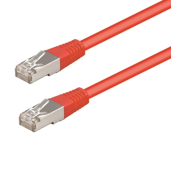 WP WPC-PAT-5F010R netværkskabel Rød 1 m Cat5e F/UTP (FTP)
