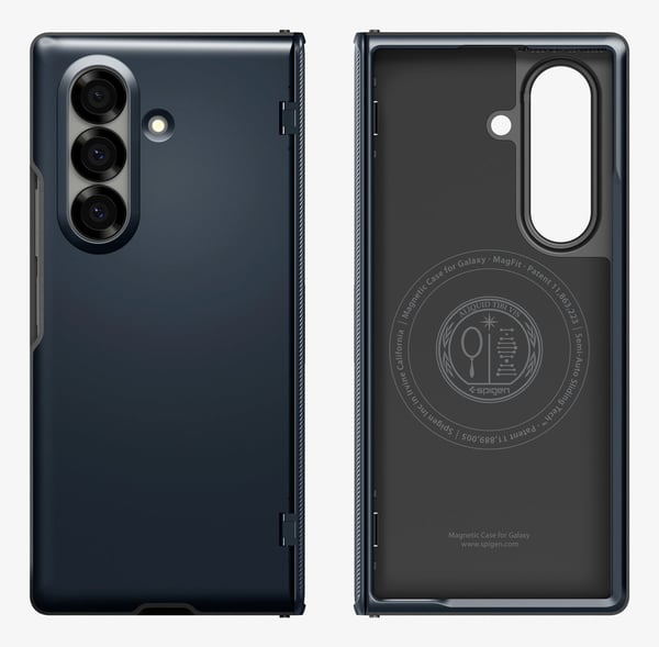 Spigen Slim Armor Pro mobiltelefon etui 20,3 cm (8") Cover Mørkeblå