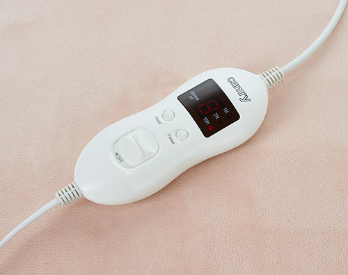 Camry Premium CR 7423 sähköhuopa ja -tyyny Sähkökäyttöinen huopa 60 W Vaaleanpunainen Fleece, Polyesteri