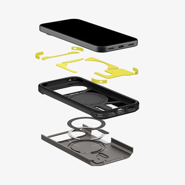 Spigen Tough Armor AI (Mag Fit) mobiltelefon etui 16 cm (6.3") Cover Metallic