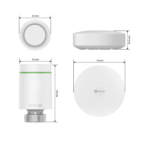 EZVIZ T55 KIT Velegnet til indendørsbrug