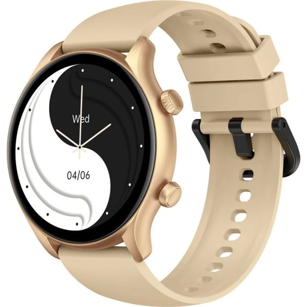 Zeblaze Btalk 3 Plus 3,53 cm (1.39") IPS 45.5 mm Digital 360 x 360 pixel Berøringsskærm Guld
