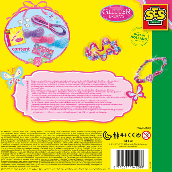 Miniatyrbild 5 av 6: SES Creative Glitter dreams - Glitter bracelets