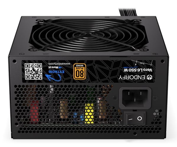 ENDORFY Vero L6 enhed til strømforsyning 550 W 24-pin ATX ATX Sort