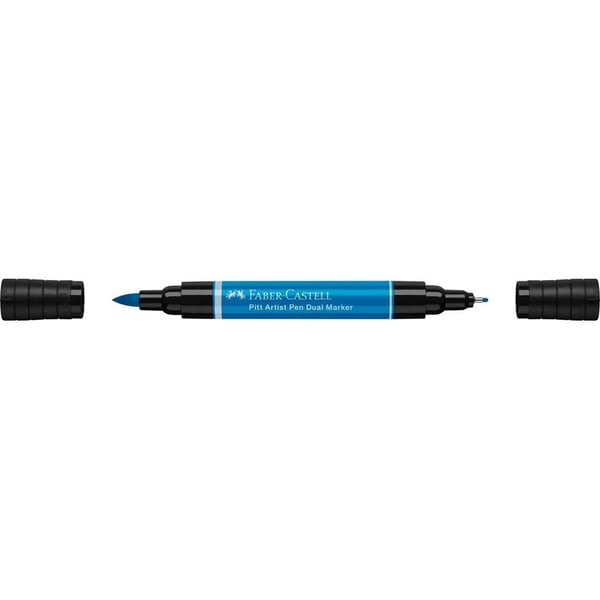 Faber-Castell Pitt Artist Pen Dual Marker fineliner Fin/medium Blå
