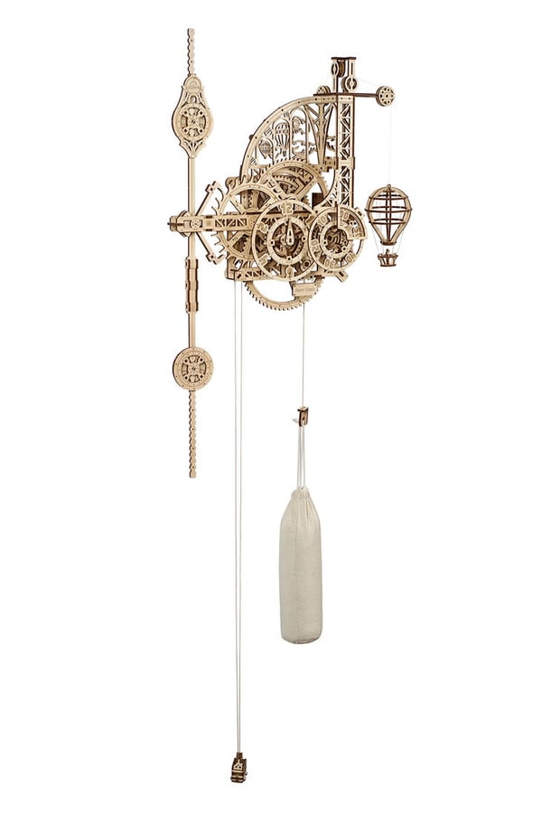 UGears Aero Clock Mechanical Model 3D-palapeli 320 kpl