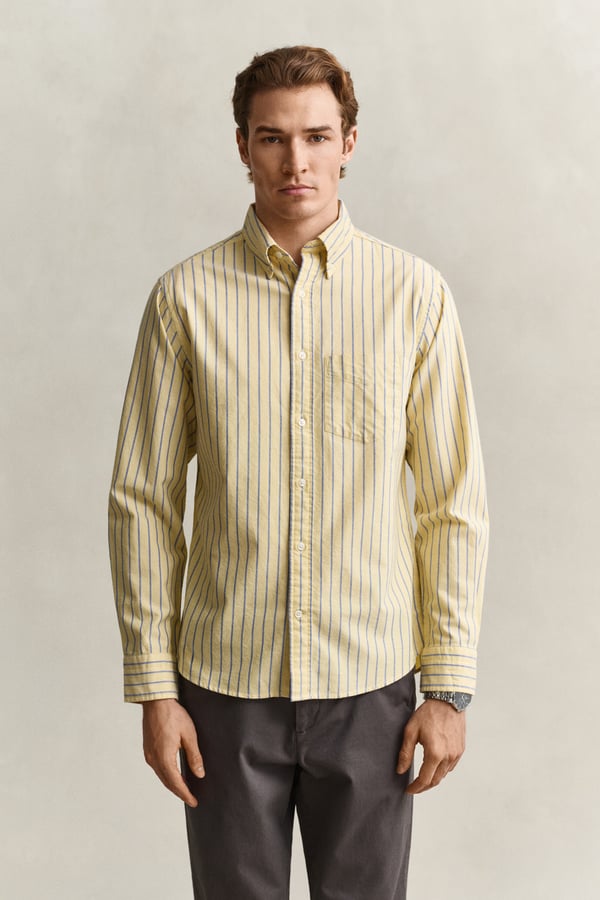 Gant 3262016-753 Skjorta Button down-krage Långärmad Bomull