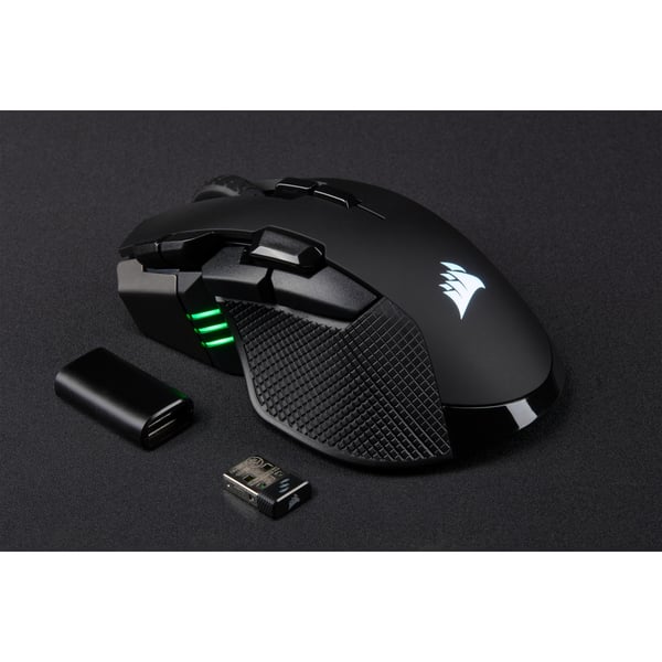 Pikkukuva 5 / 7: Corsair IRONCLAW RGB hiiri Pelaaminen Oikeakätinen RF Wireless + Bluetooth + USB Type-A Optinen 18000 DPI