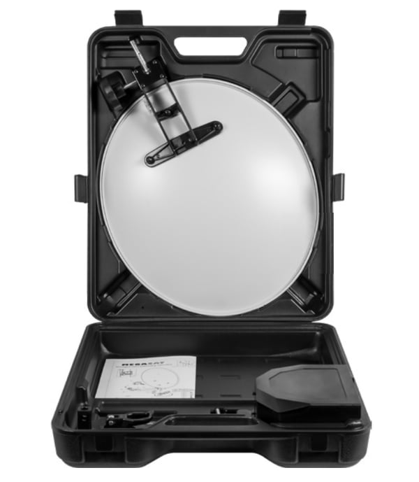 Megasat 9101628 satellitantenne Sort, Hvid
