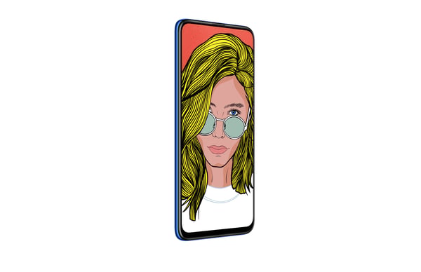 Huawei P smart Z 16,7 cm (6.59") Hybrid Dual SIM Android 9.0 4G USB Type-C 4 GB 64 GB 4000 mAh Blå