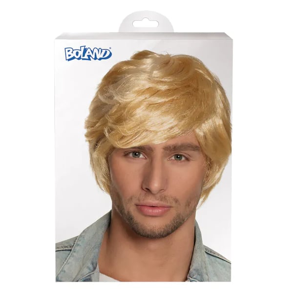 Boland 86399 Erwachsenenperücke Tyler, One Size Smart kjole paryk Voksen Hanstik