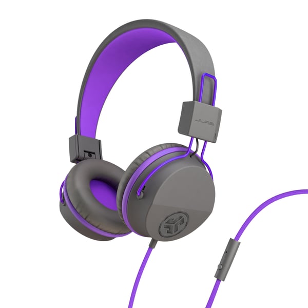 Miniatyrbillede 1 af 6: JLab IEUHJKSTUDIORGRYPRP6 hovedtelefoner/headset Ledningsført Musik Blå, Grafit, Lilla