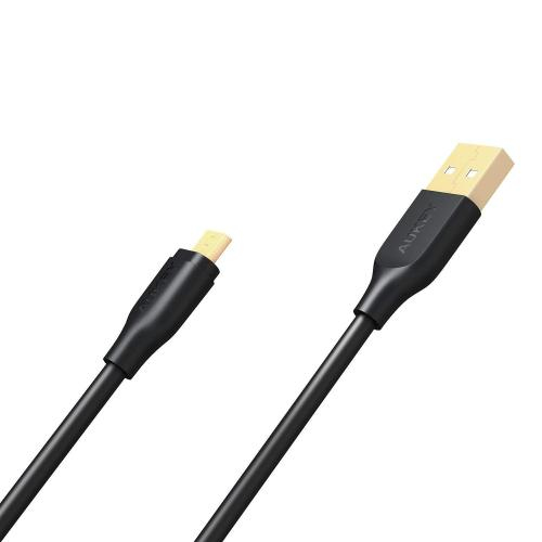 Miniatyrbillede 2 af 4: AUKEY CB-MD1 USB-kabel USB 2.0 1 m USB A Micro-USB B 0,48 Gbit/sek. Sort