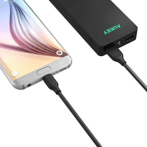 Miniatyrbillede 4 af 4: AUKEY CB-MD1 USB-kabel USB 2.0 1 m USB A Micro-USB B 0,48 Gbit/sek. Sort