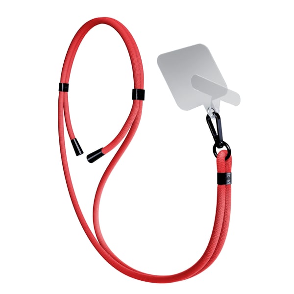 3MK EasyClip hihna Matkapuhelin Nailon, Sinkki Musta, Punainen