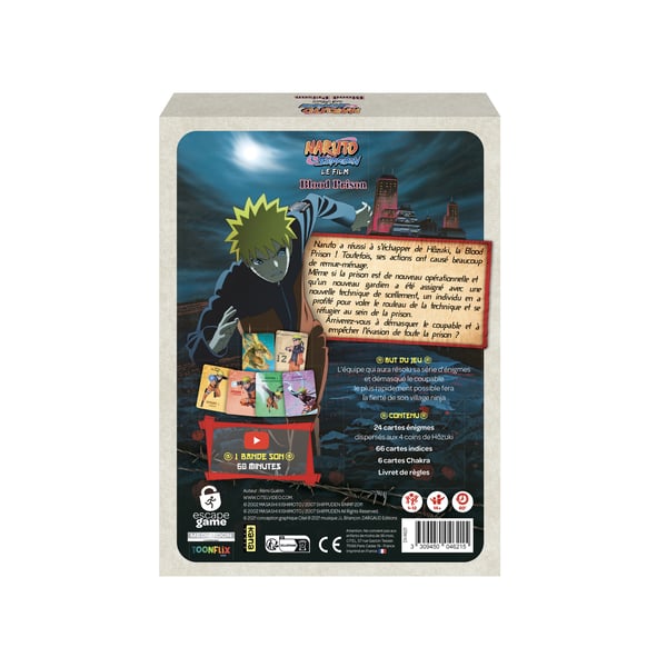 Miniatyrbild 2 av 4: Citel Games Naruto Shippuden Escape Games 60 min Kortspel Resor/äventyr