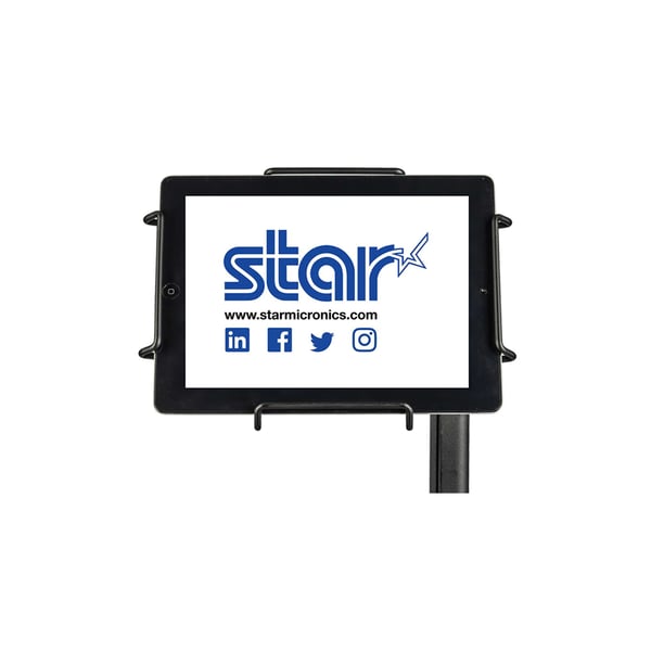 Miniatyrbillede 2 af 2: Star Micronics mEnclosure Passiv holder Tablet/UMPC Sort