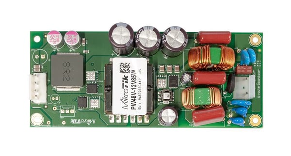 Pikkukuva 1 / 3: Mikrotik PW48V-12V85W virta-adapteri ja vaihtosuuntaaja Vihreä
