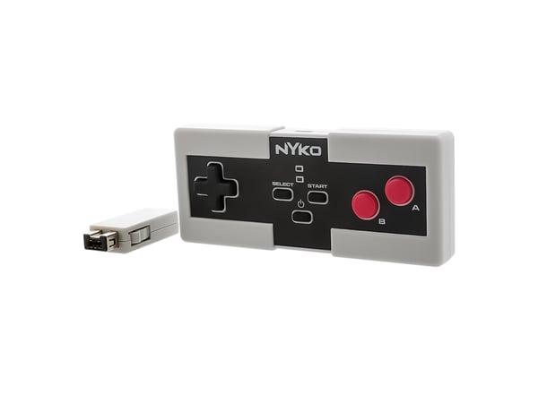 Nyko 87180 spil-controller Sort, Grå RF Gamepad Analog Nintendo NES Classic