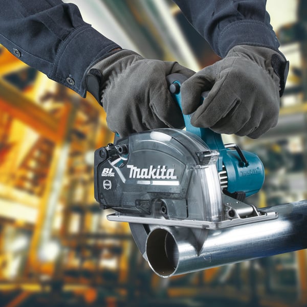 Makita DCS553RTJ transportabel rundsav 15 cm Sort, Blå 4200 rpm