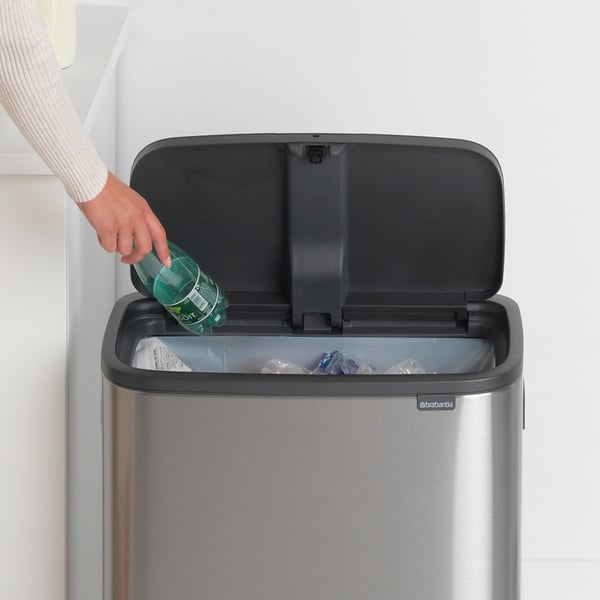 Pikkukuva 3 / 8: Brabantia Bo Touch Bin 60 L Suorakulmainen Metalli Ruostumaton teräs