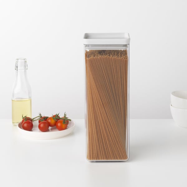 Miniatyrbillede 4 af 4: Brabantia Tasty+ Firkant Plast Transparent, Hvid