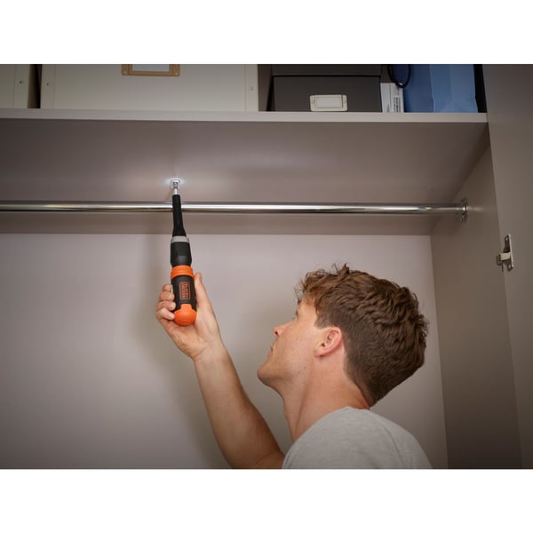 Black & Decker BCF601C-XJ elektrisk skruetrækker & slagbor 220 rpm Sort, Orange