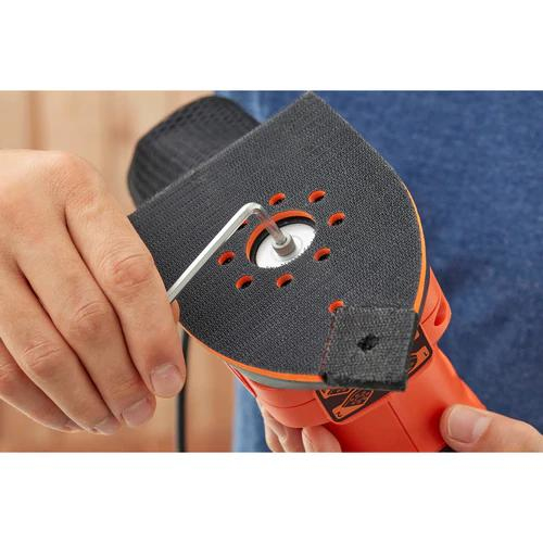 Black & Decker BEW200K Multi slibemaskine 12000 rpm Sort, Orange